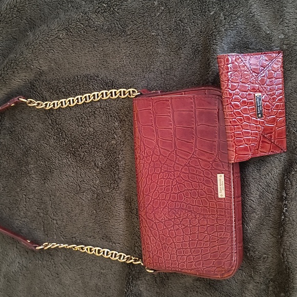 Excellent Condition! Kate Spade brown alligator clutch bag - Picture 1 of 7